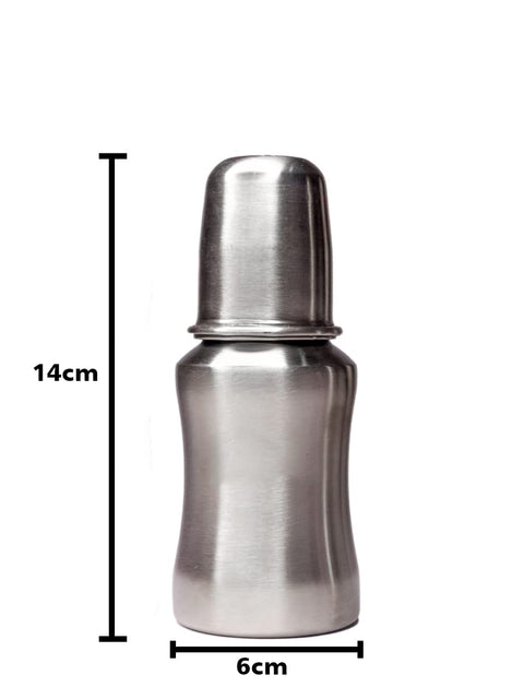 Thermal Insulation Stainless Steel Baby Feeding Bottle | 140ml | AVS-3201