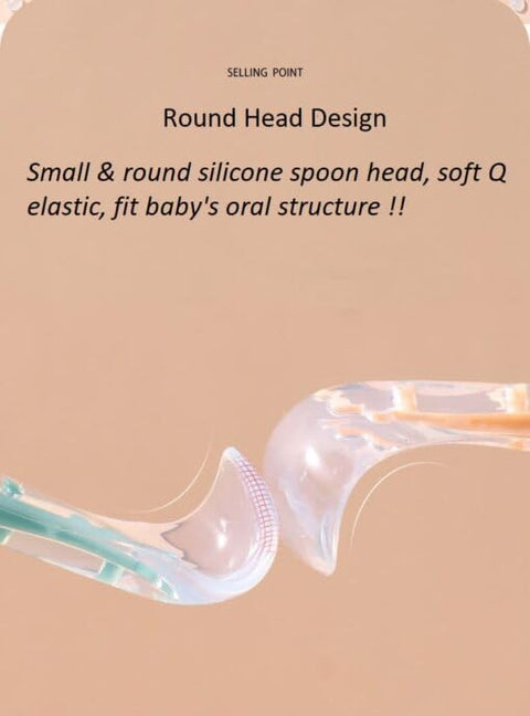 Baby Silicone Spoons | BPA Free | 8801A-3