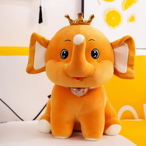 Cute Crown Elephant Plush Toy |  TDNX062307