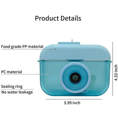 Camera-Shaped Straw Cups Bottle | GBT-319