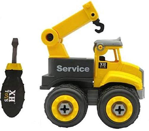 DIY Crane Construction Truck Vehicle | LO677-100