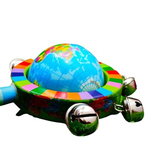 Planet Rattles Wooden Non Toxic Colourful Rattle | KM17-8– KidsROAR