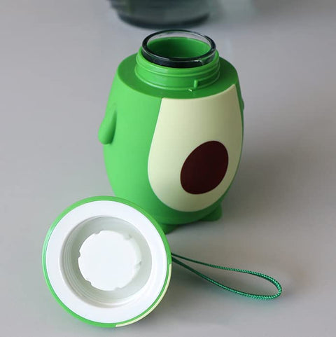 Mini Avocado Design Glass Water Bottle | 280 ML |  GBT-1141 ( ASSORTED )