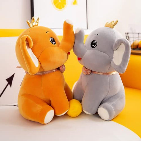 Cute Crown Elephant Plush Toy |  TDNX062307