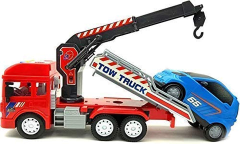 Friction Tow Trucks With Car | LMI-8030-40A