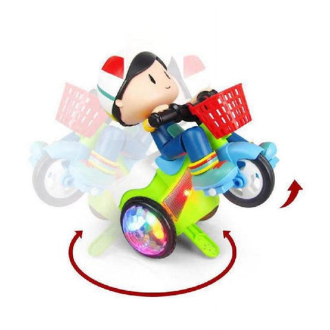 Electric Tricycle Toys 360 Degree Rotating Stunt Bicycle | NEYJ3023
