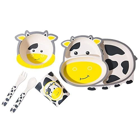 Baby Tableware Set, Eco Friendly Bamboo Fiber Dinner Set | RS-5012