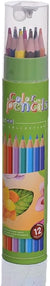 Colored Pencil hexagon With Sharpner Set Of 24 Color  | GBT-1465