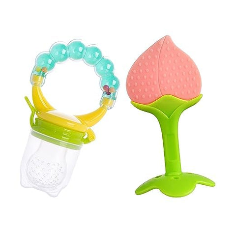 Combo of Rattle with Fruit Teether | FZ-62-C-1