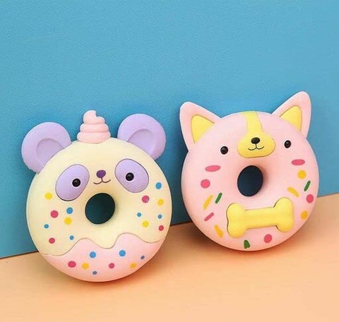 Big Sized Cartoon Themed Non-Toxic Donut Eraser | GBT-QH8421
