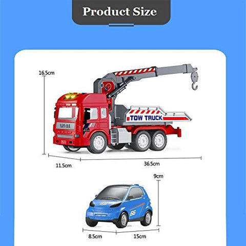 Friction Tow Trucks With Car | LMI-8030-40A