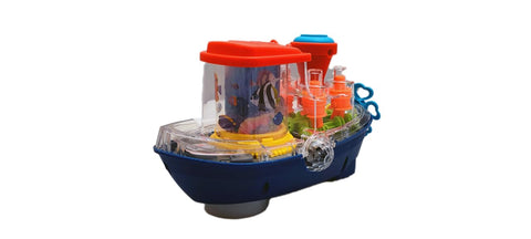 GEARLAND SHIP WITH LAMP | YJ388-67