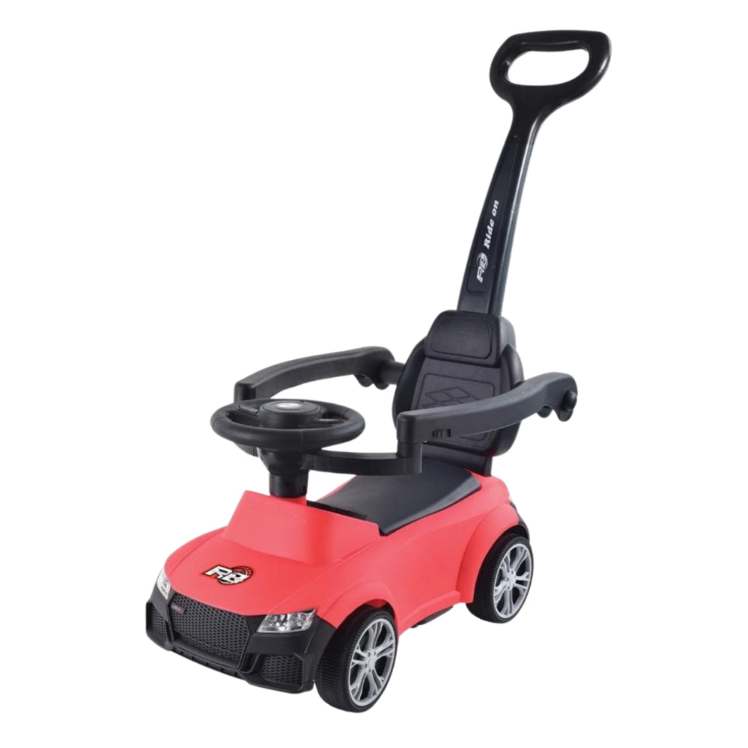 3 in 1 Ride on Musical Push Car with Parental Handle and Protective Ar ...