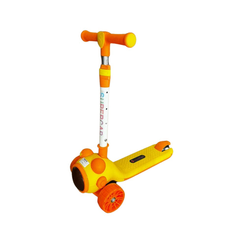 Skate Skooter with 3 LED Wheels  with Break - Adjustable Height