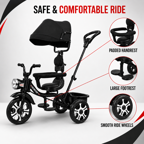 Hunter Tricycle with Canopy for Kids | DT-130