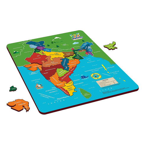 Wooden Educational Learning India Map 3D Puzzle | 004086