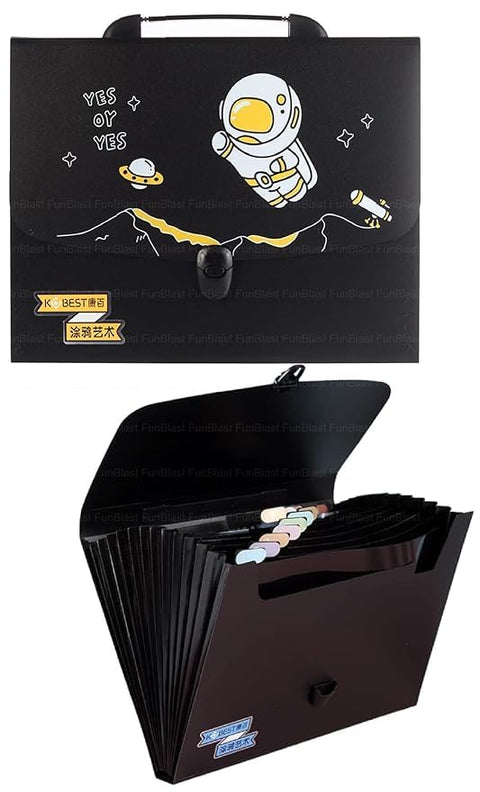 Space Theme File Folder with Handle&Push Lock  | FK020