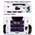 eformation car & Plane Multi Color (Deformation 360 Degree Rotating Light Music car) | NEHG890