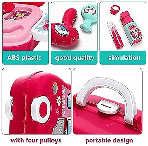 Beauty Make up case and Cosmetic Set Suitcase with Makeup Accessories | 008-917A