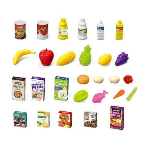 Shopping Cart Trolley for Kids Groceries 41 Food Fruit Vegetables | 922-74A