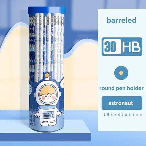 30 Pieces Space Themed Pencils Fun Astronaut | PS-KBX-5846-AT