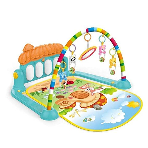 2 in 1 Multifunction Activity Children Walker with Learning Musical Activity Mat | 696-R31