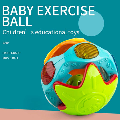 Plastic Baby Toys Musical Color Ball Hand Rattle  | LO808-1