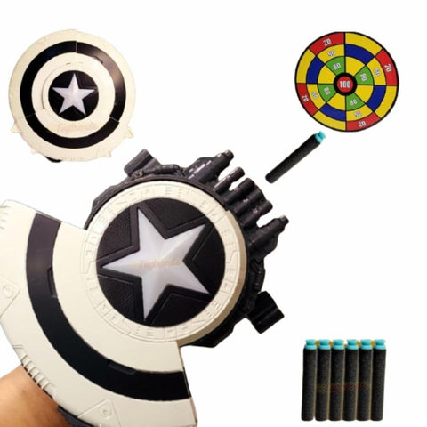 Transforming Shield Shooter Blaster and a Shooter Blaster Gun with 6 Foam Bullets | NESB575