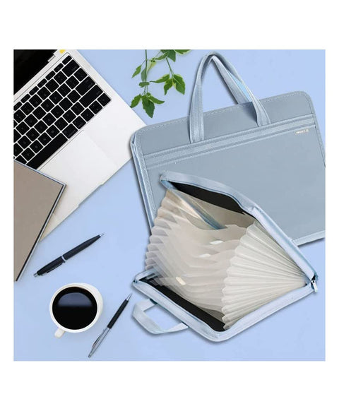 Portable 13 Pockets Expandable File Folders | F6120A | Color may very