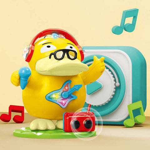 The Electric Duck Music Box with Swing And Lighting | ZR177-1