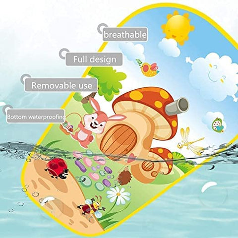 2 in 1 Multifunction Activity Children Walker with Learning Musical Activity Mat | 696-R31