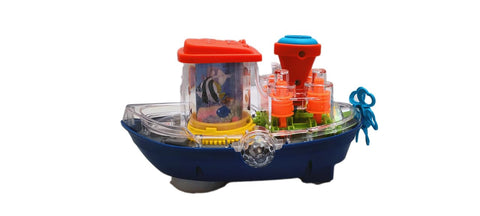 GEARLAND SHIP WITH LAMP | YJ388-67