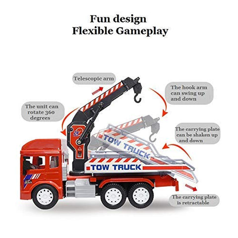 Friction Tow Trucks With Car | LMI-8030-40A