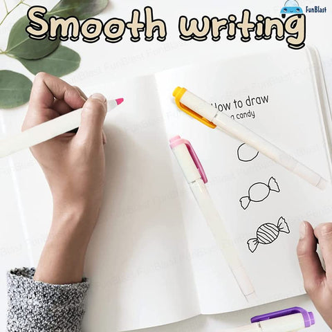 Twin Tip Highlighters - 5 Pcs Aesthetic Highlighters Pastel | HMC-9011-5