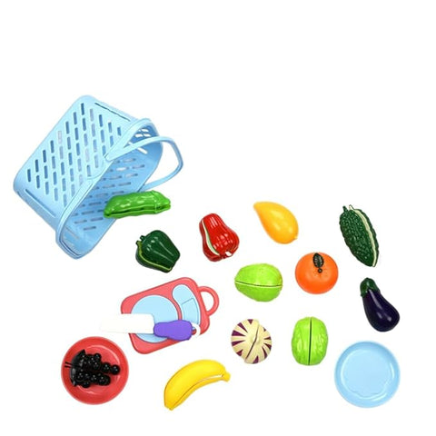 Food Cutting Toys With Basket | LM-406