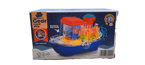GEARLAND SHIP WITH LAMP | YJ388-67