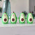 Mini Avocado Design Glass Water Bottle | 280 ML |  GBT-1141 ( ASSORTED )