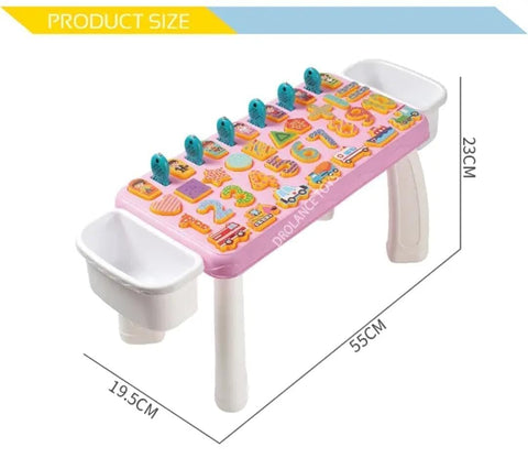Education Table 5 in 1 Early Learning Shape Matching Magnetic Fishing Table | 559-F