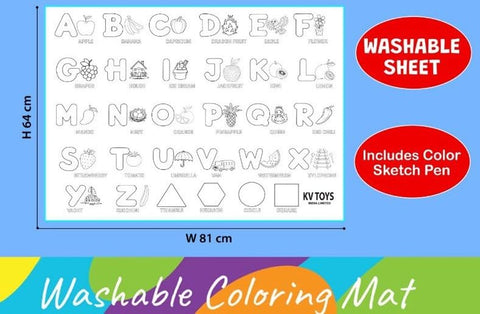 DIY COLOURING ALPHABET | WC-01
