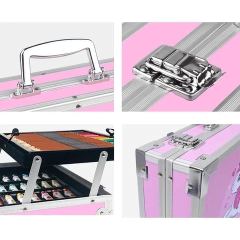 Unicorn Print Multicolor Color Kids Art Drawing Set  | NE145PC-MD | DESIGN MAY VERY