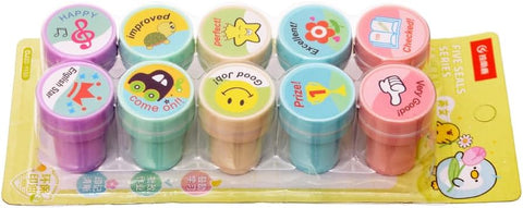 Emogi shapes Pack set of 10 pcs Stamps | DJ03-0025