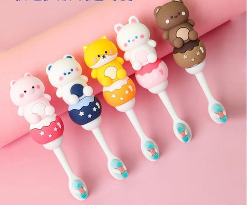 Teddy Bear Shape Design Soft Tooth Brush | TB-1702