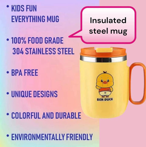 Stainless Steel Mug with Lid | Insulated Coffee Mug | BV-8021