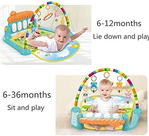2 in 1 Multifunction Activity Children Walker with Learning Musical Activity Mat | 696-R31