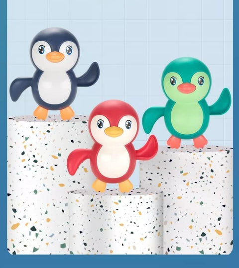 Wind Up Swimming Penguin Bath Toy | NE555 | Multicolor ( Pack of 1 )