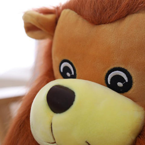 Sleeping Jungle Lion Leo Soft Stuffed Plush Animal Toy | NXS1309-30LN