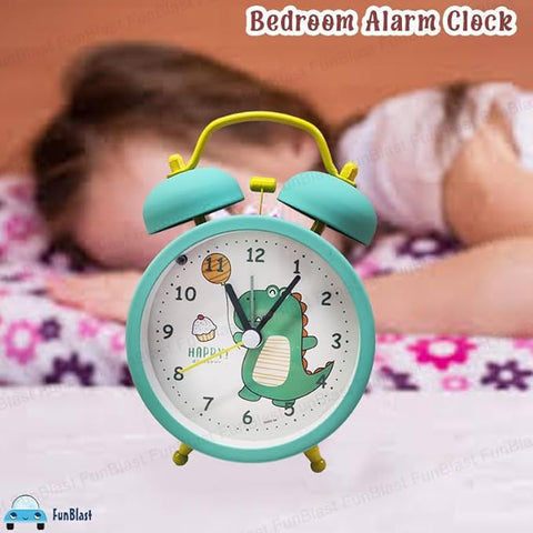 MATTE FINISH DINOSAUR PRINT ALARM CLOCK | GBT-SA011DK