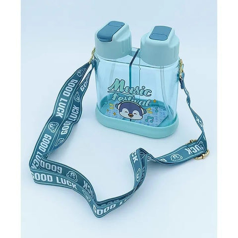 Double Sided Water Bottle With Soft Grip Strap Pack of 1 | 3831-2