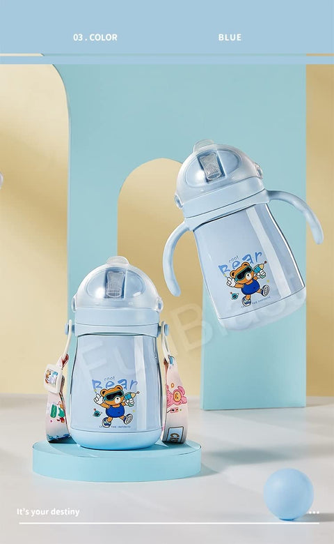 Water Stainless Steel Bottle for Kids – Double Wall Vacuum School Water Bottle for Kids – 310 ML BPA Free Water | ABL-2045