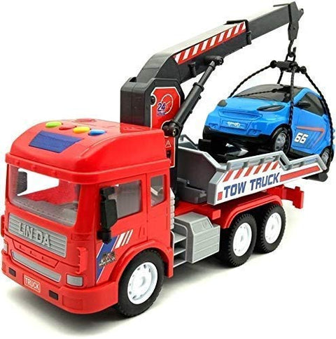 Friction Tow Trucks With Car | LMI-8030-40A
